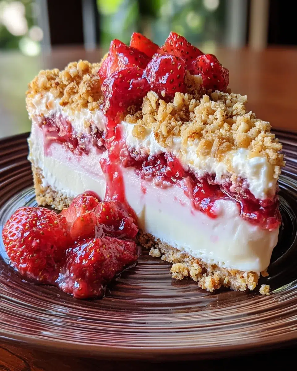 Berrylicious Strawberry Crunch Cheesecake Recipe Revealed!