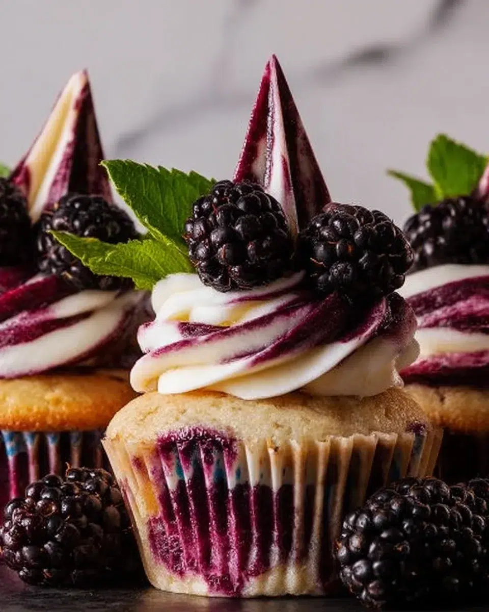 Blackberry Swirl Cupcakes: A Sweet Delight Recipe