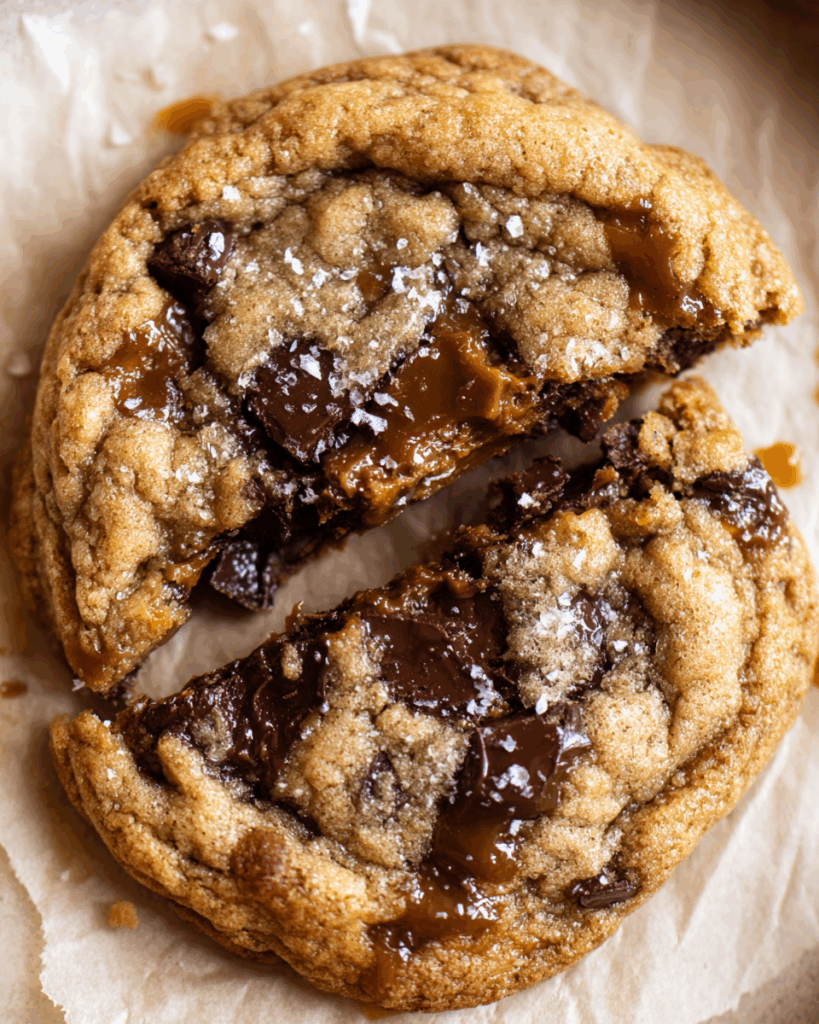 Browned Butter Toffee Chocolate Chip Cookies