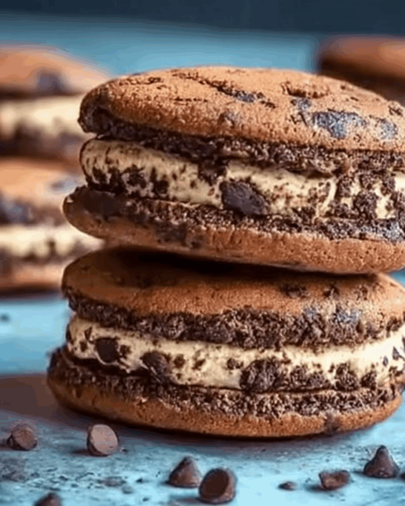 Brownie Cookie Dough Sandwich Cookies 2