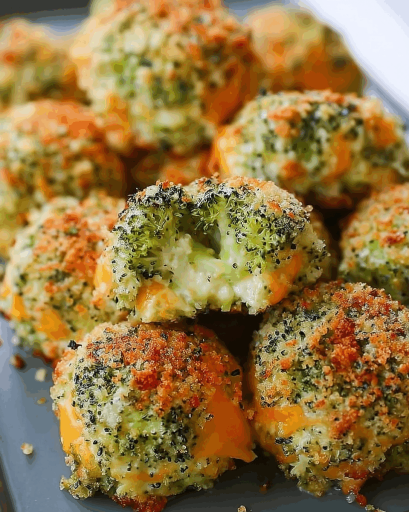 Cheesy Baked Broccoli Bites 2