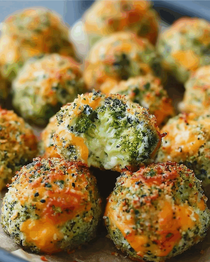 Cheesy Baked Broccoli Bites 3