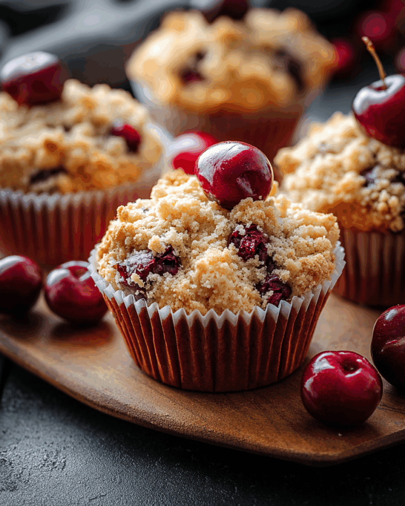 Cherry Cobbler Muffins 3