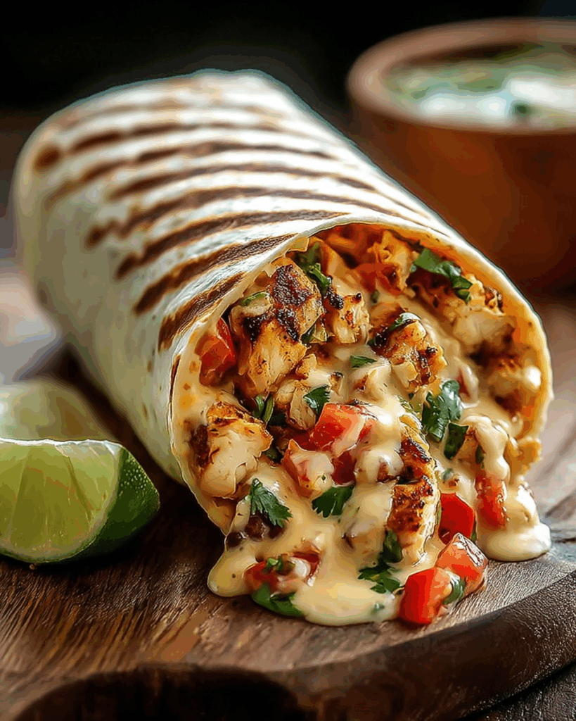 Chipotle Ranch Grilled Chicken Burrito 2