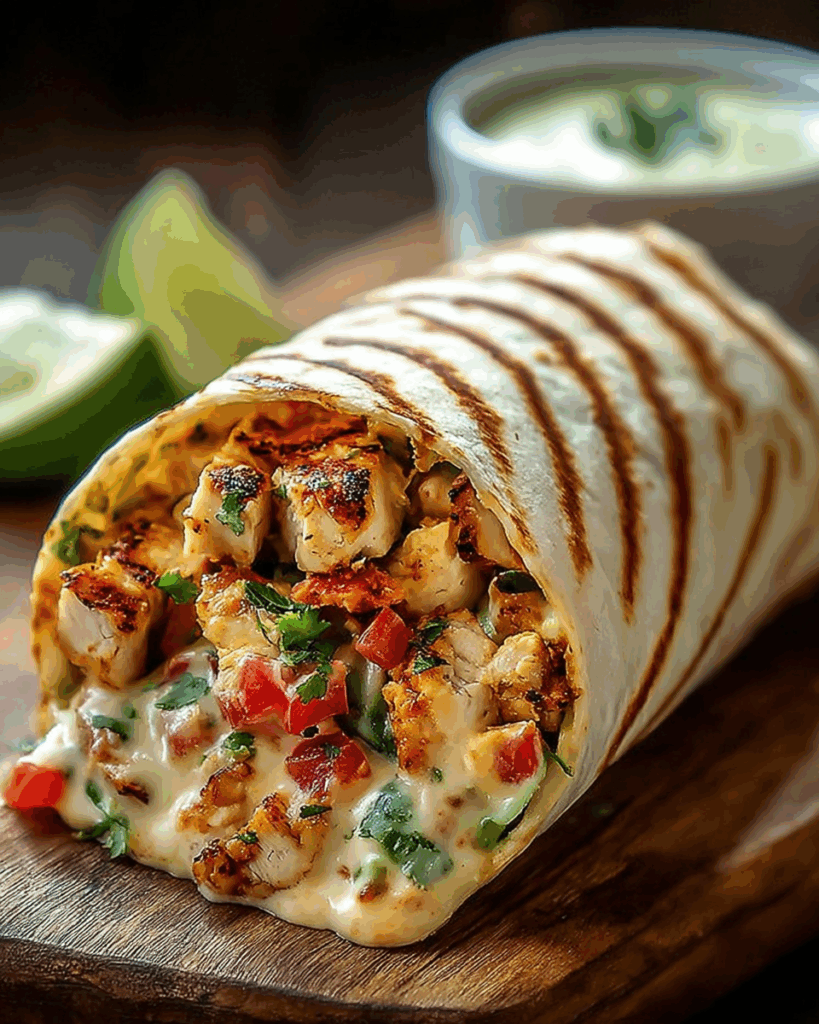 Chipotle Ranch Grilled Chicken Burrito 3