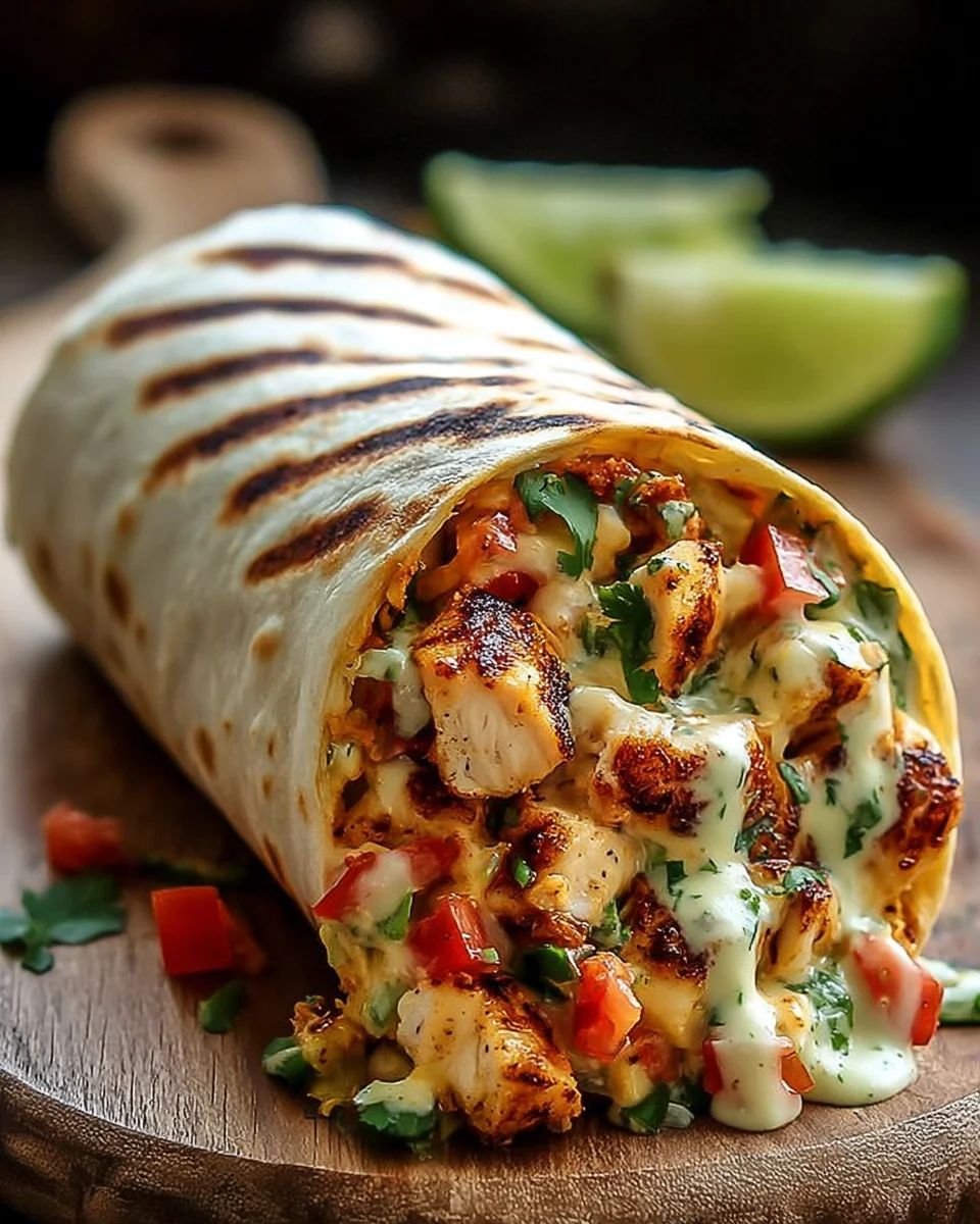 Chipotle Ranch Grilled Chicken Burrito: A Must-Try Recipe!