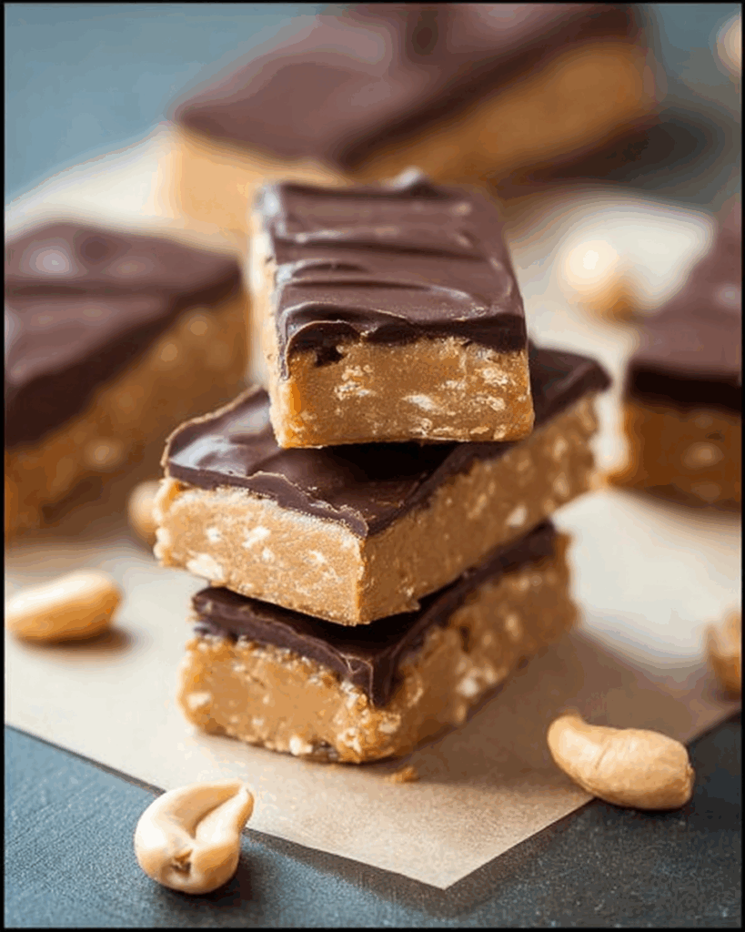 Chocolate Peanut Butter Protein Bars 2