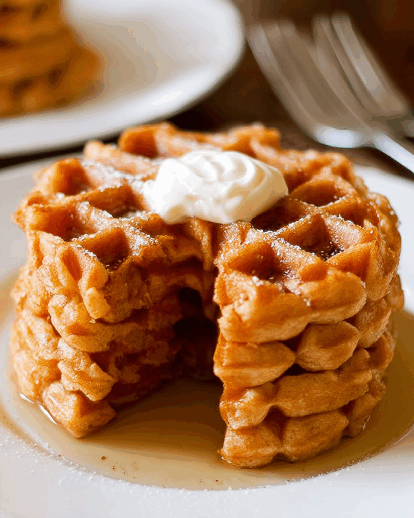 Chocolate Protein Waffles 2