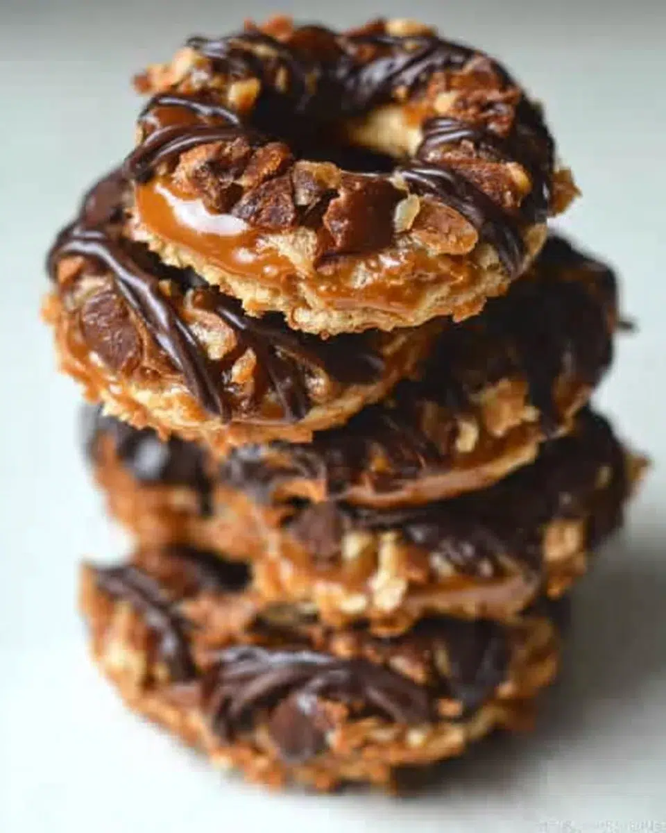 Coconut Caramel Chocolate Cookies: Irresistibly Delicious!