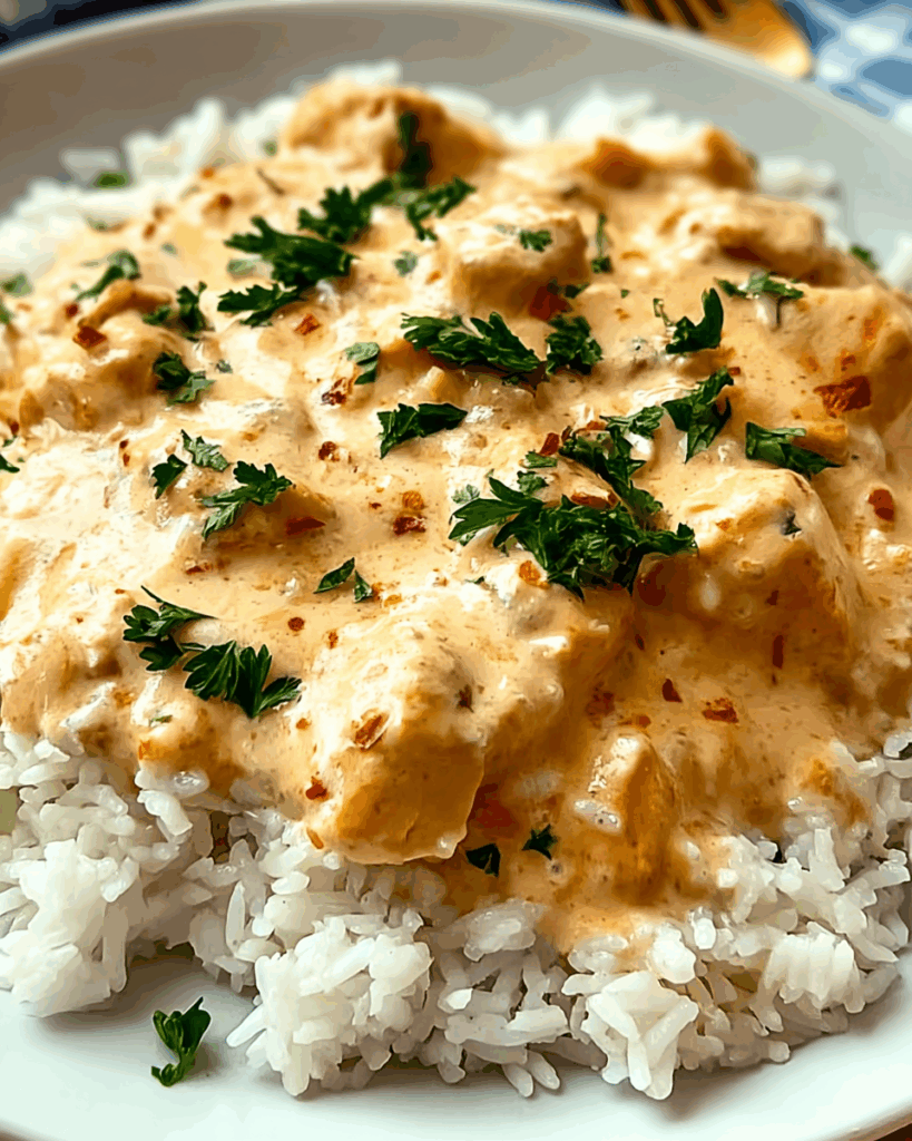 Creamy Smothered Chicken and Rice 3