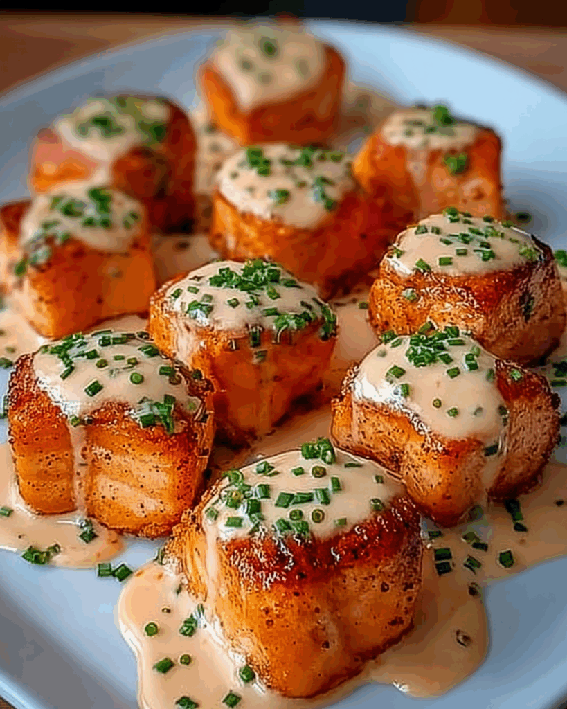 Crispy Bang Bang Salmon Bites