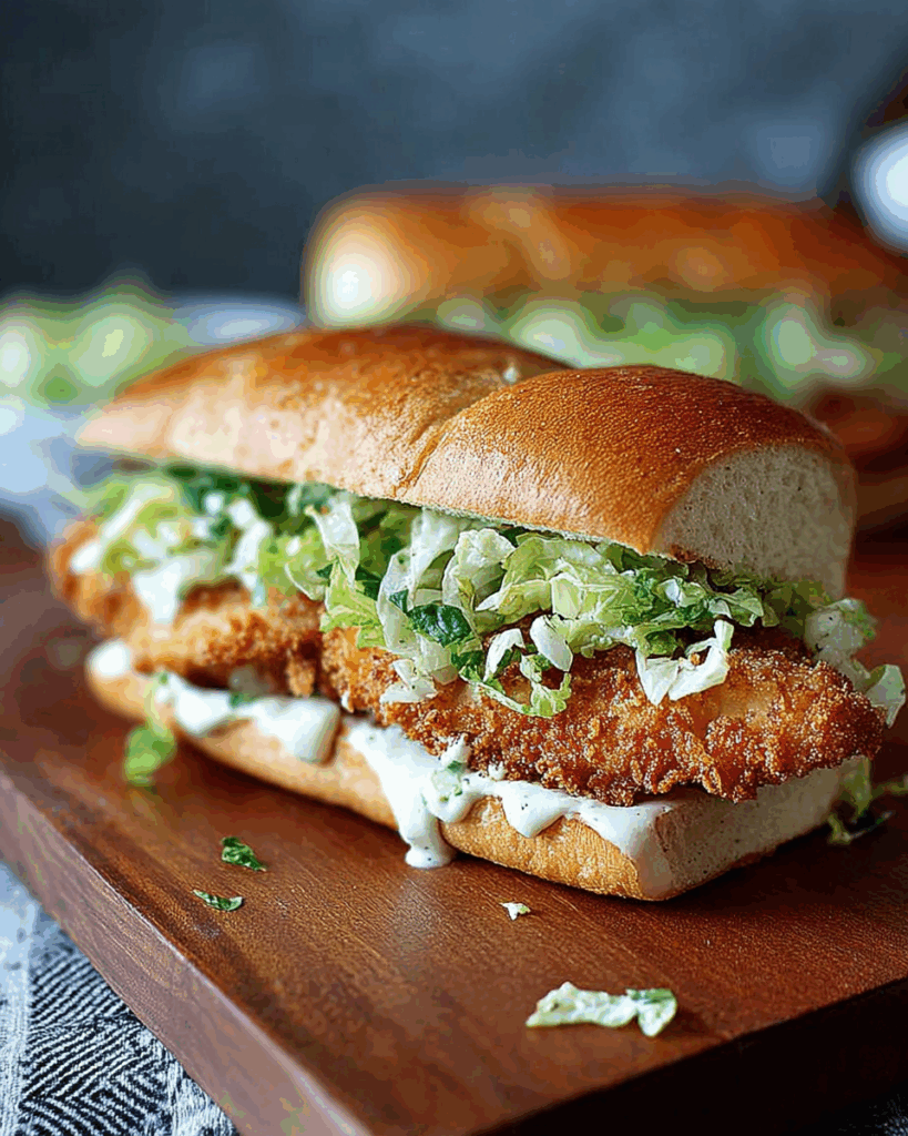 Crispy Chicken Caesar Sandwich 2
