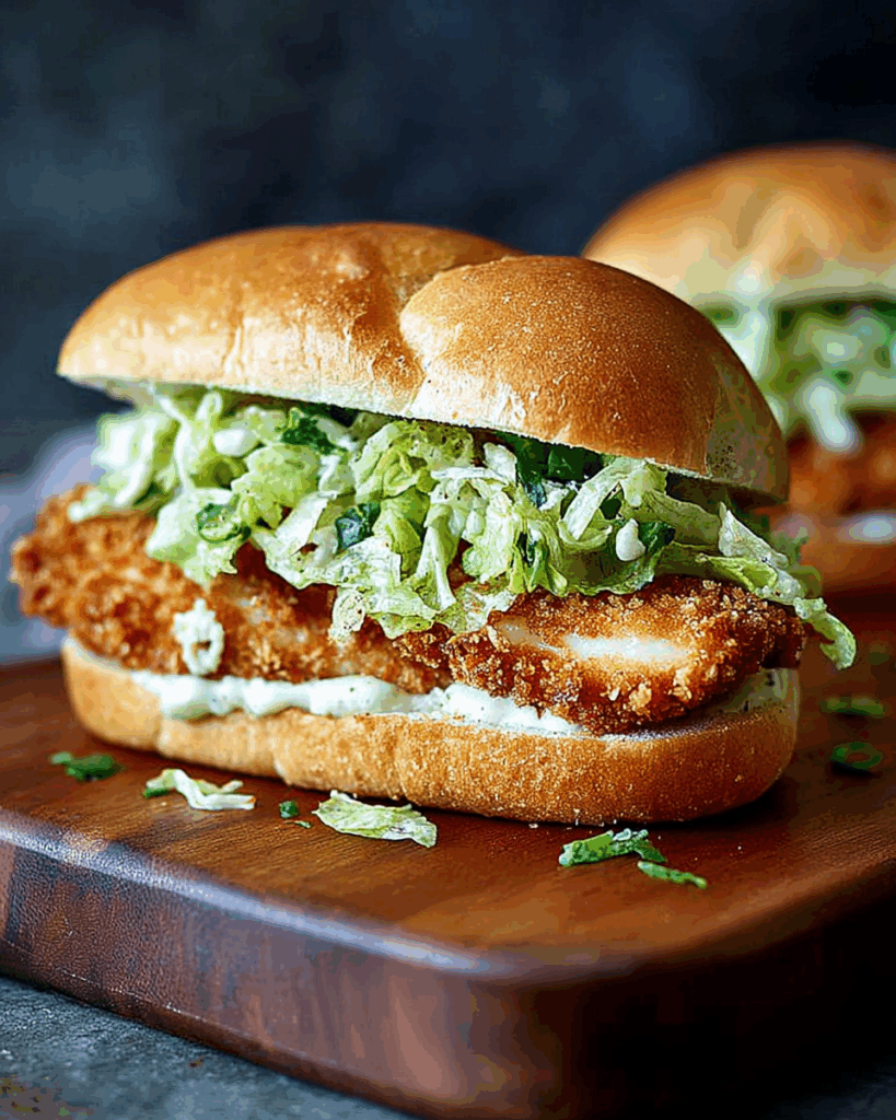 Crispy Chicken Caesar Sandwich 3