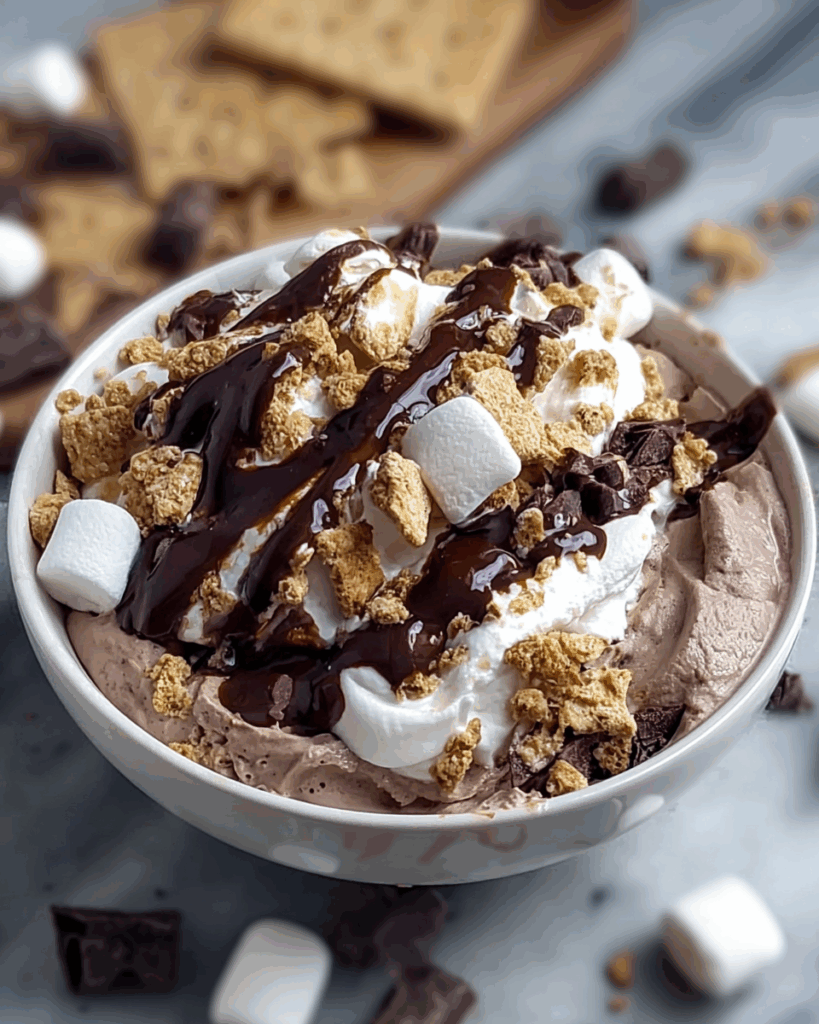 Double Chocolate Protein Smores Bowl 3