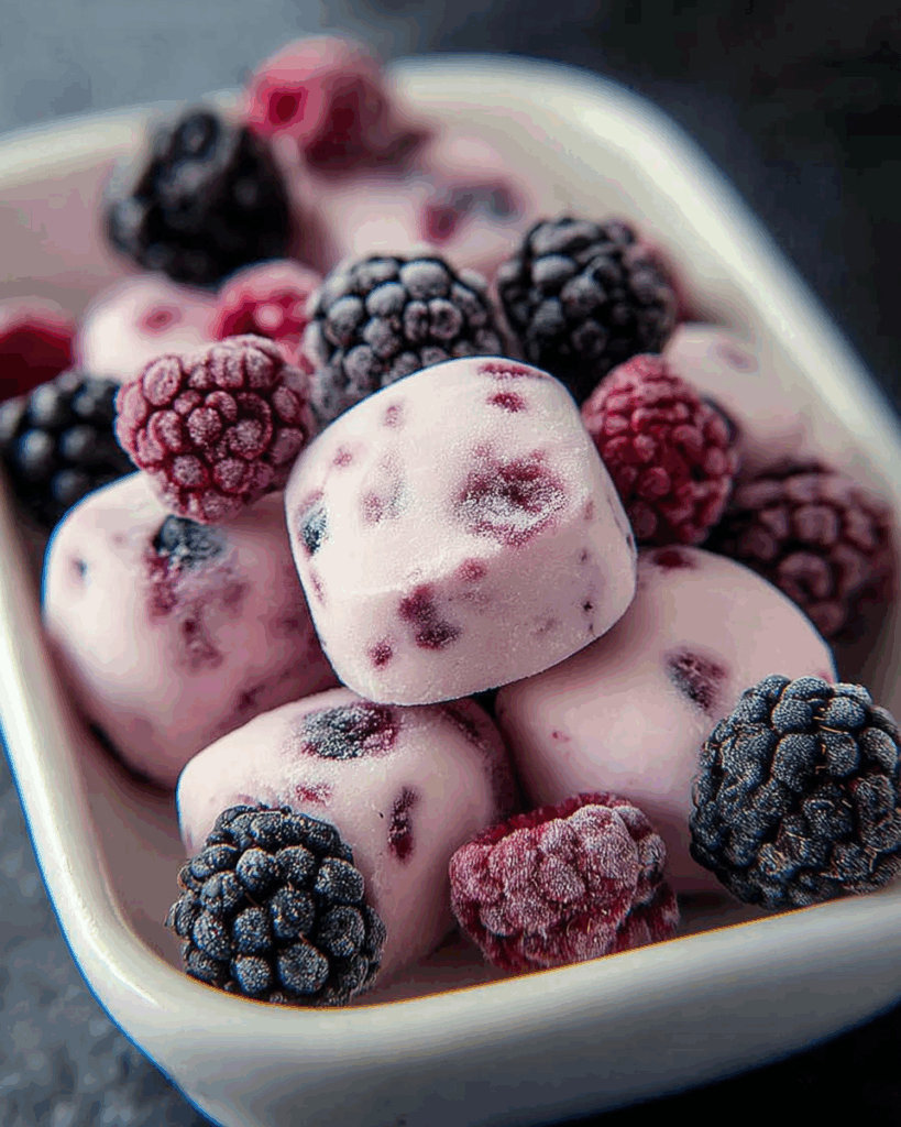 Frozen Yogurt Berry Bites 2