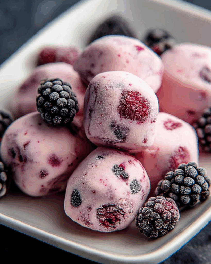Frozen Yogurt Berry Bites 3