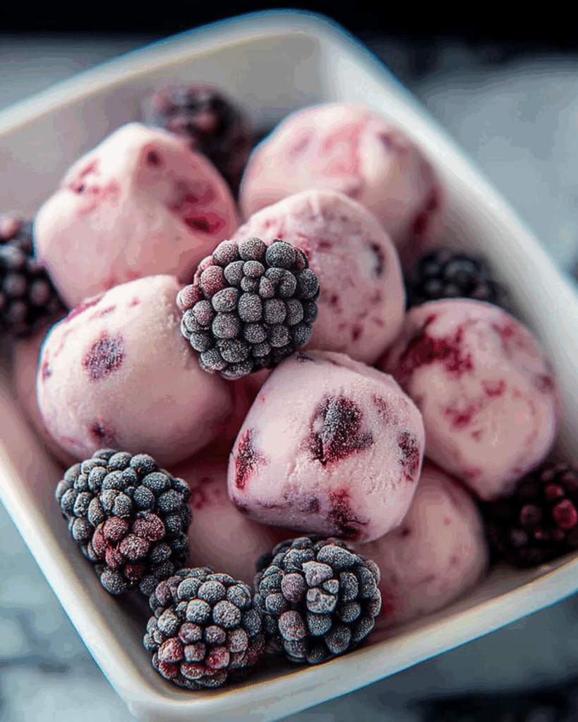 Frozen Yogurt Berry Bites