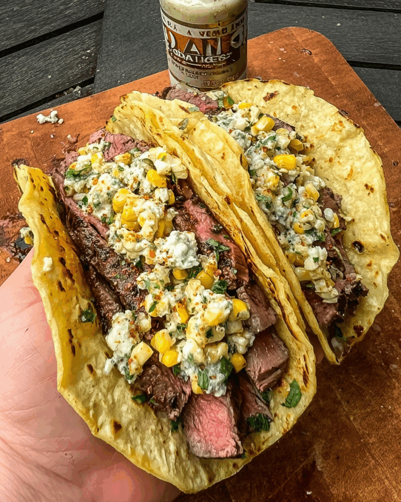 Grilled Steak Elote Tacos 3