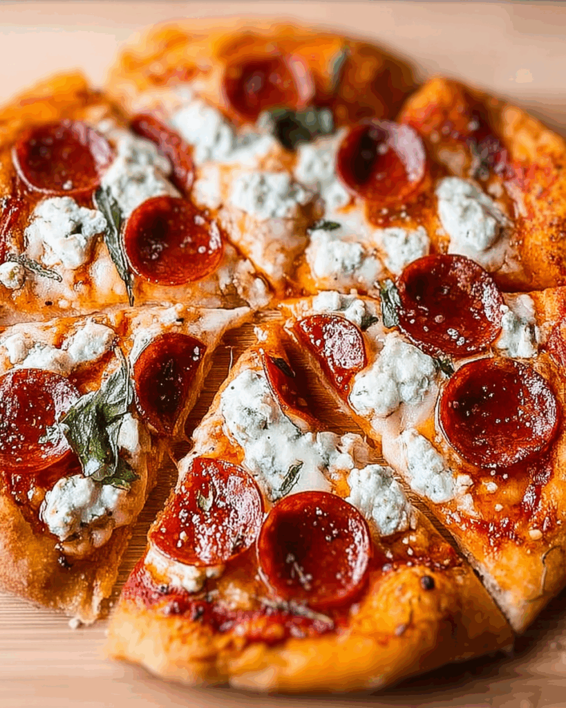 Hot Honey Pepperoni Ricotta Pizza 3