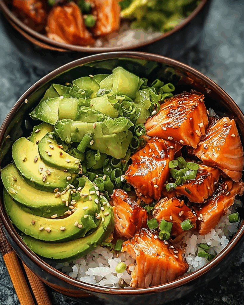 Salmon Rice Bowls 3