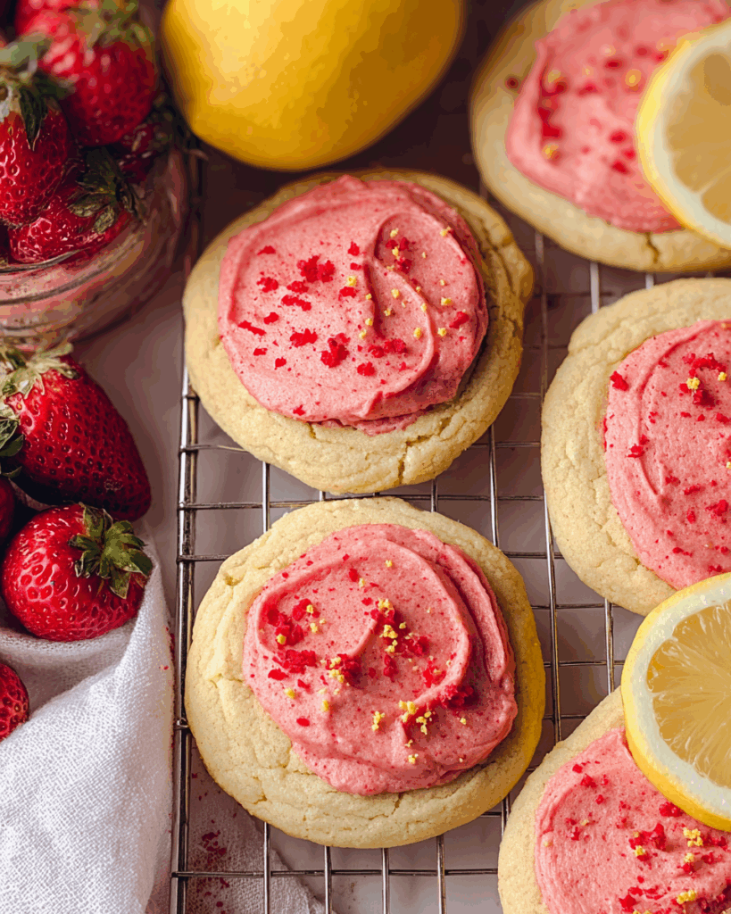 Strawberry Lemonade Cookies 2