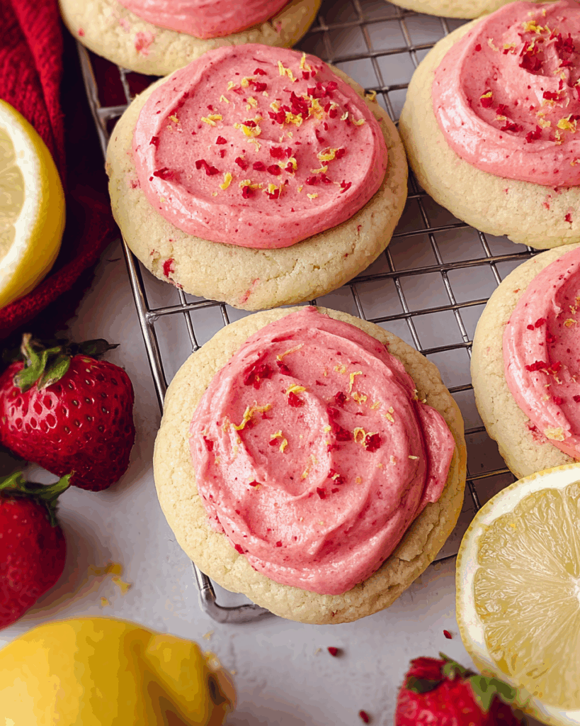 Strawberry Lemonade Cookies 3