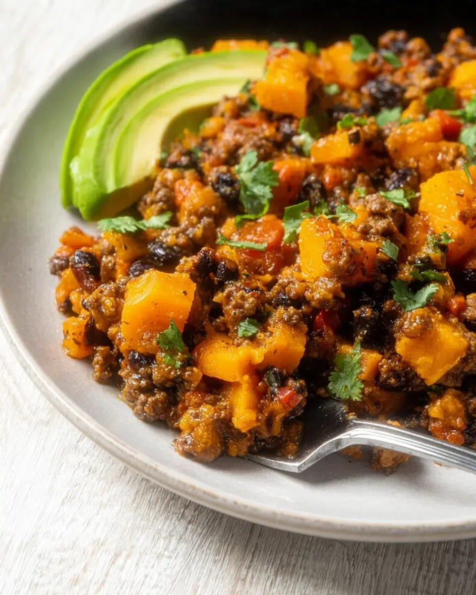 Sweet Potato and Ground Beef Skillet: A Flavorful Delight!