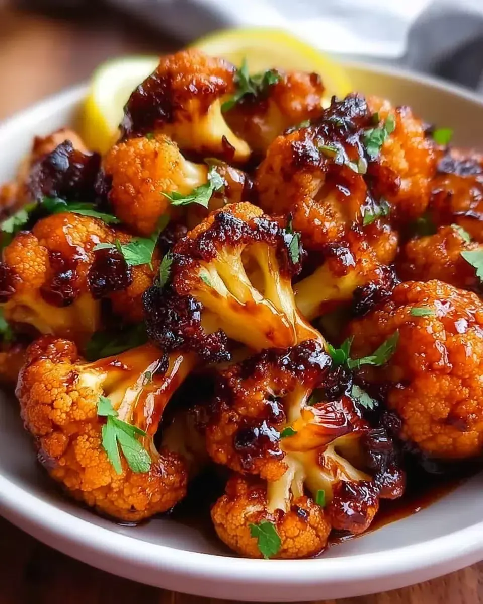 Sweet and Savory Glazed Baked Cauliflower Recipe Awaits!