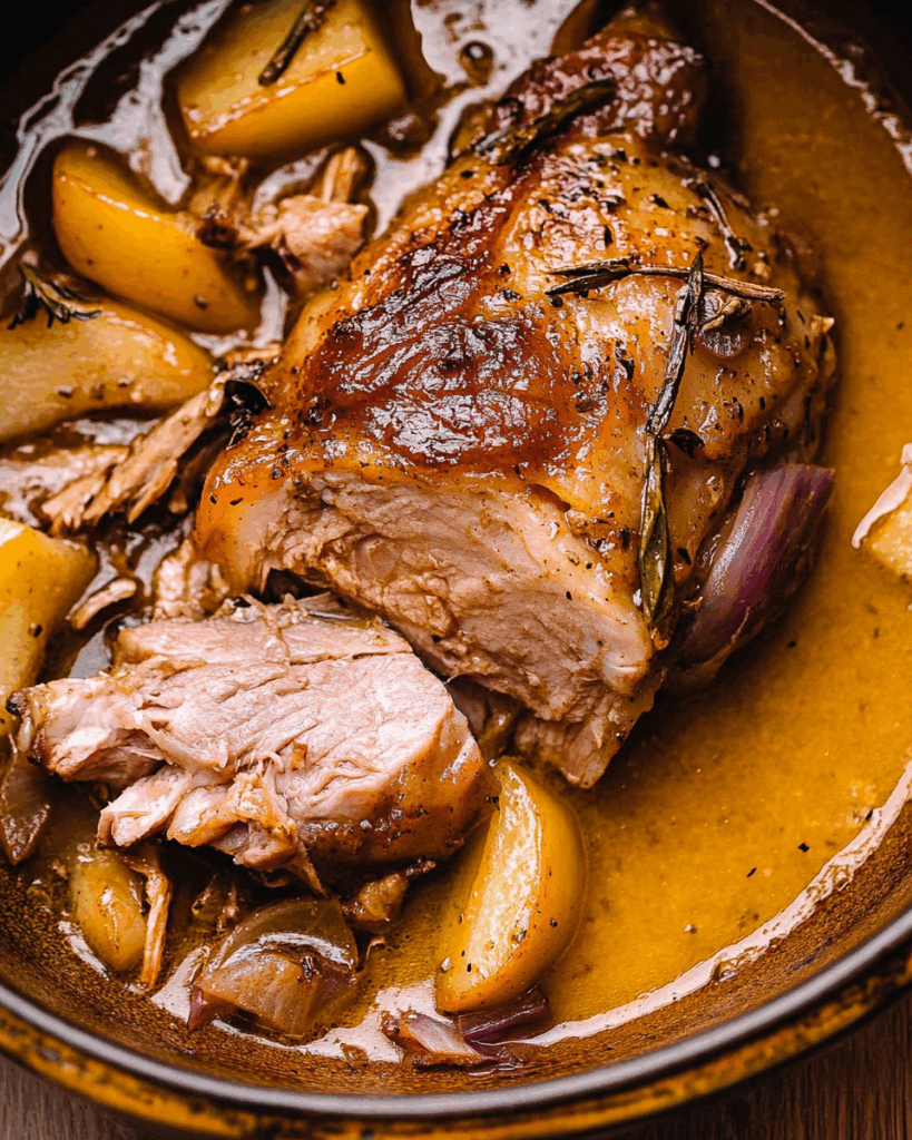 Apple Cider Braised Pork Shoulder 2
