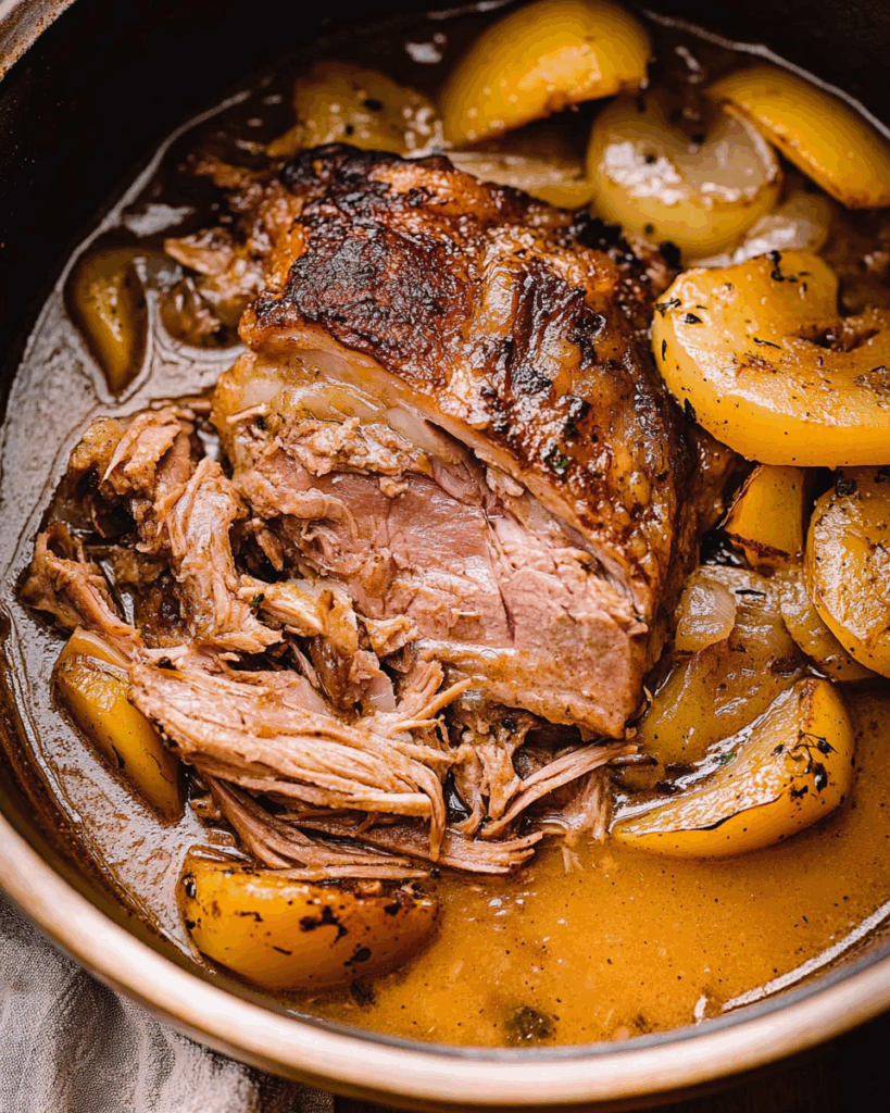 Apple Cider Braised Pork Shoulder 3