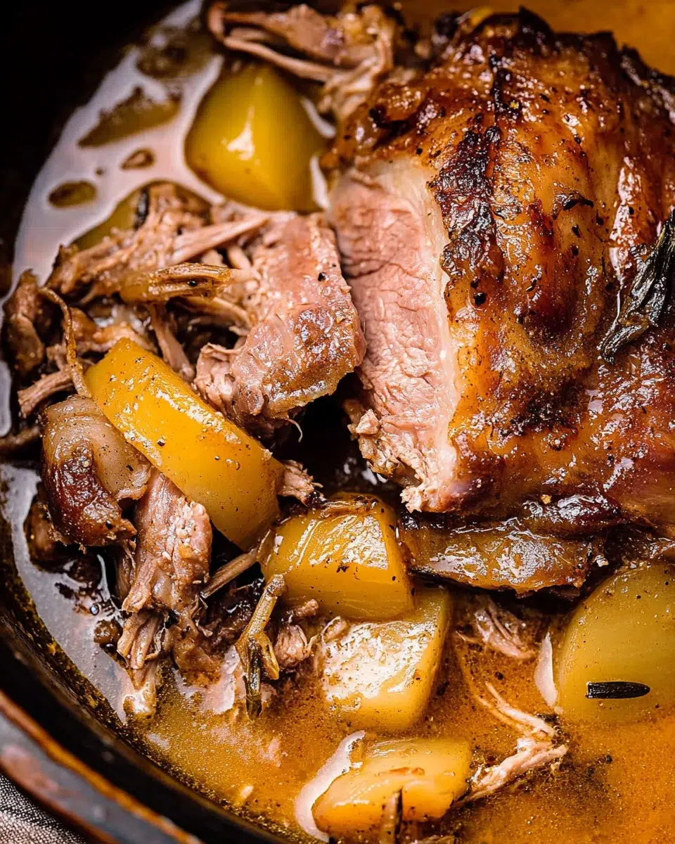 Apple Cider Braised Pork Shoulder will Delight You!