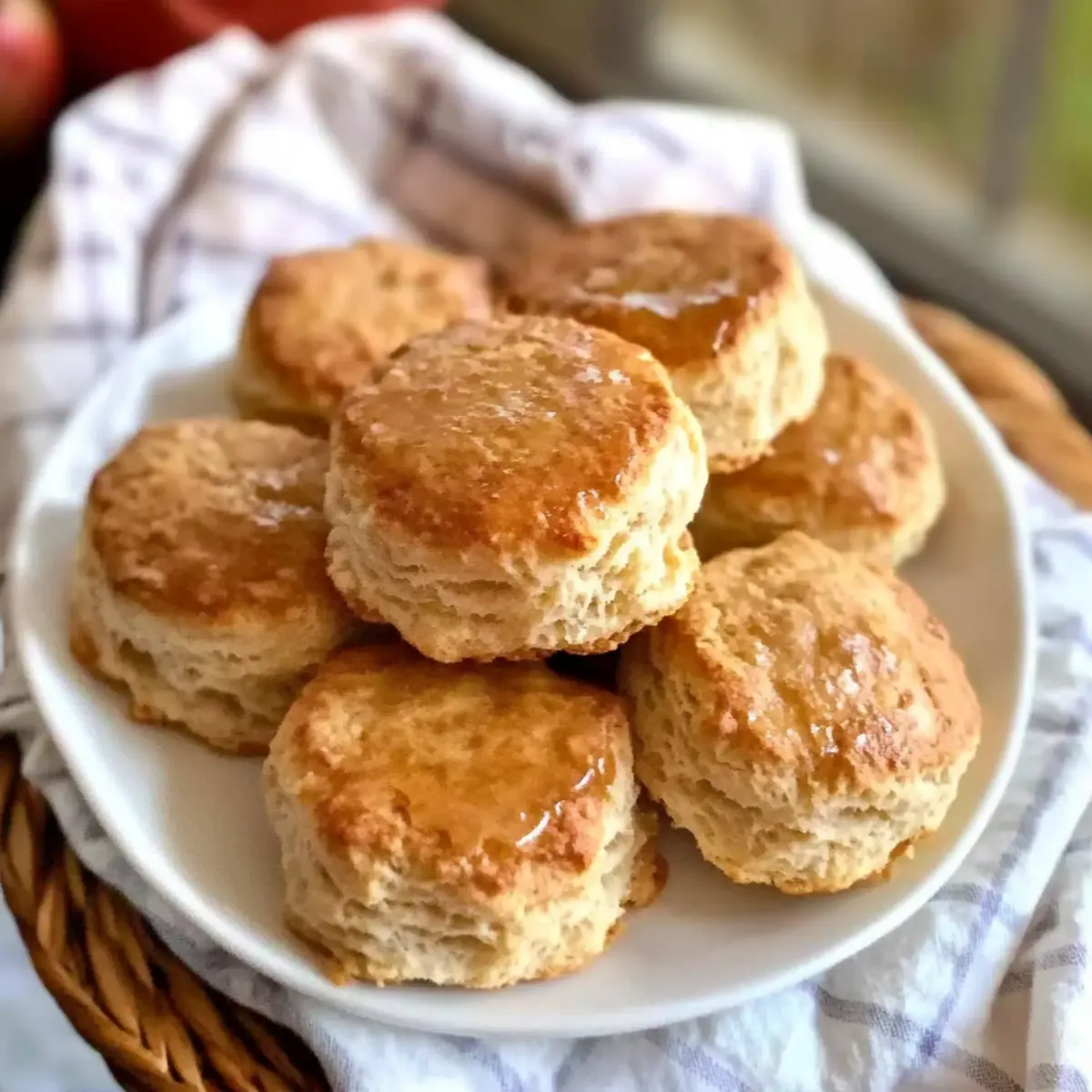 Apple Biscuits with Honey Butter Glaze sr8biz