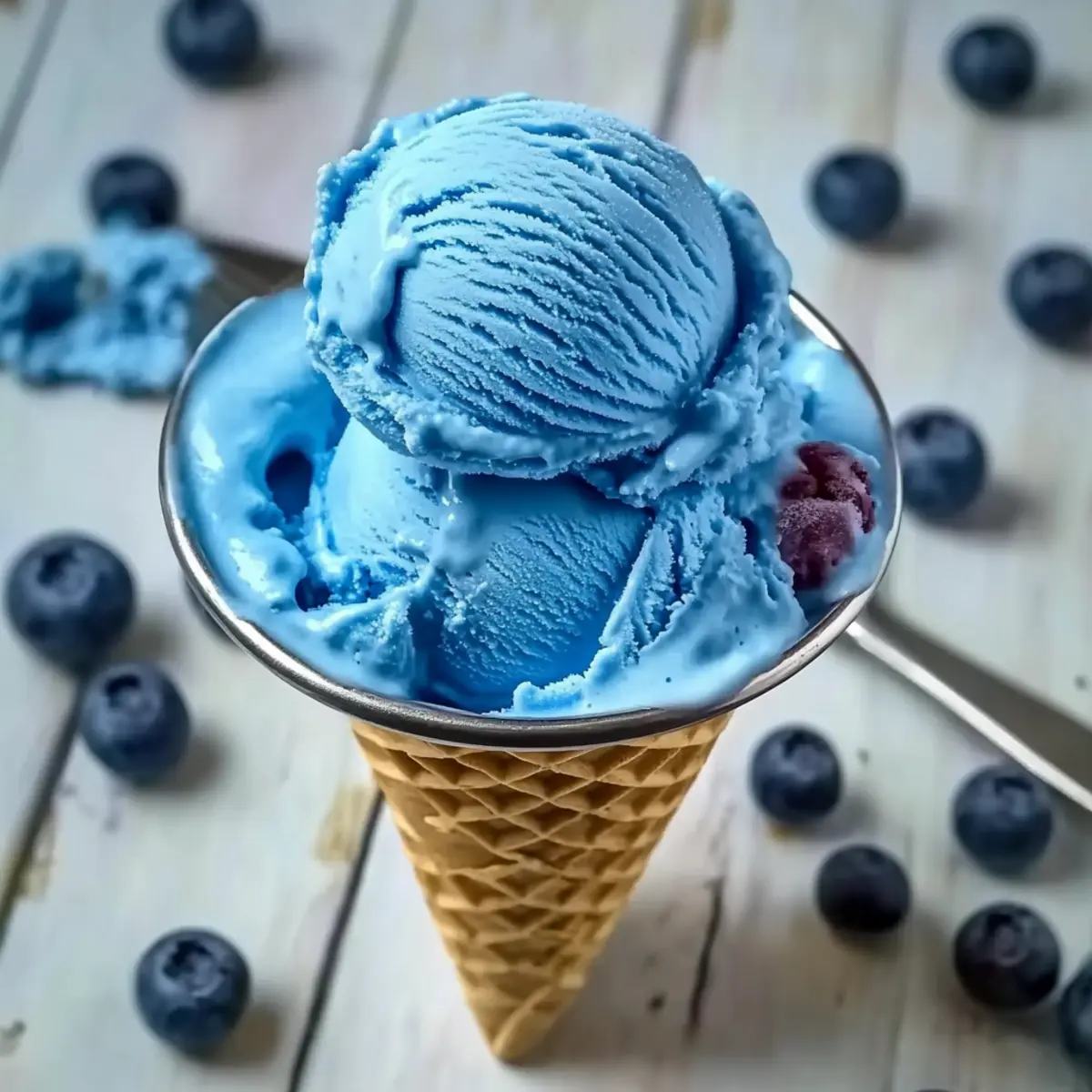 Homemade Blue Moon Ice Cream: A Sweet, Colorful Treat