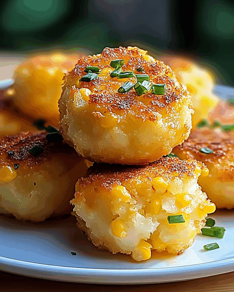 Cheddar Corn Potato Bites