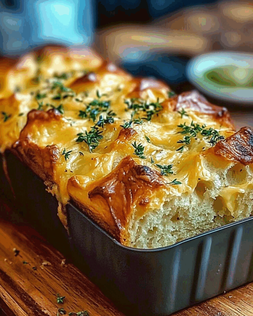 Cheddar Herb Bread Loaf 2