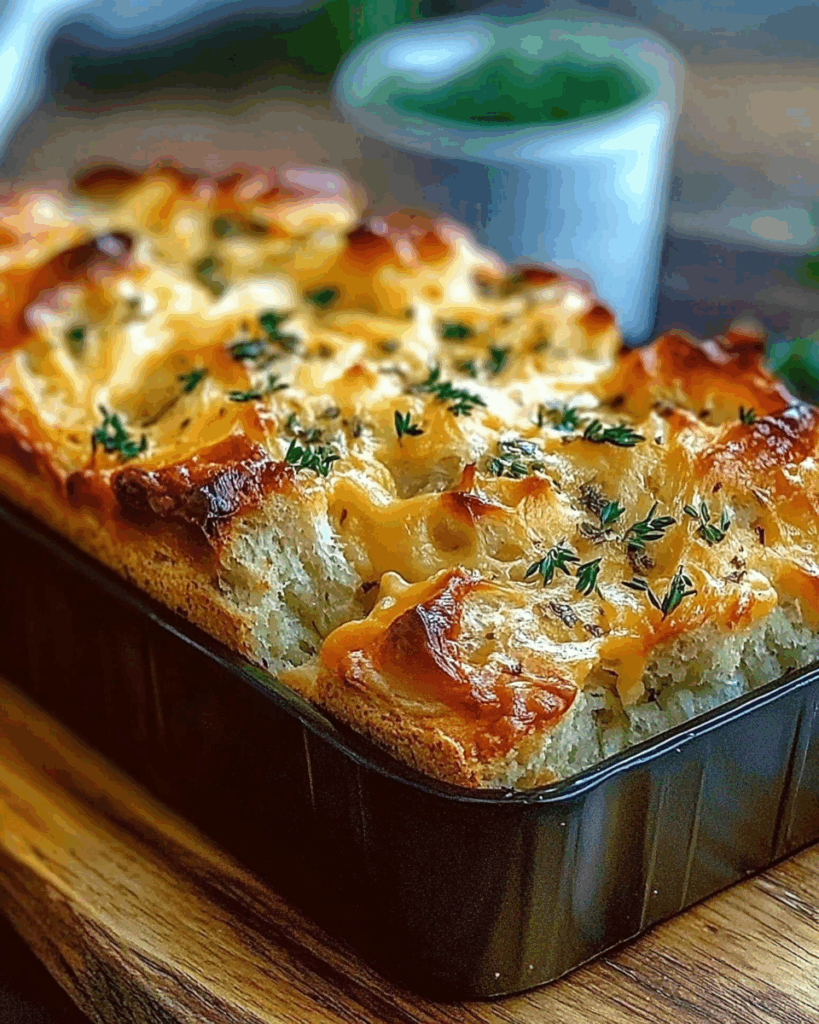 Cheddar Herb Bread Loaf 3