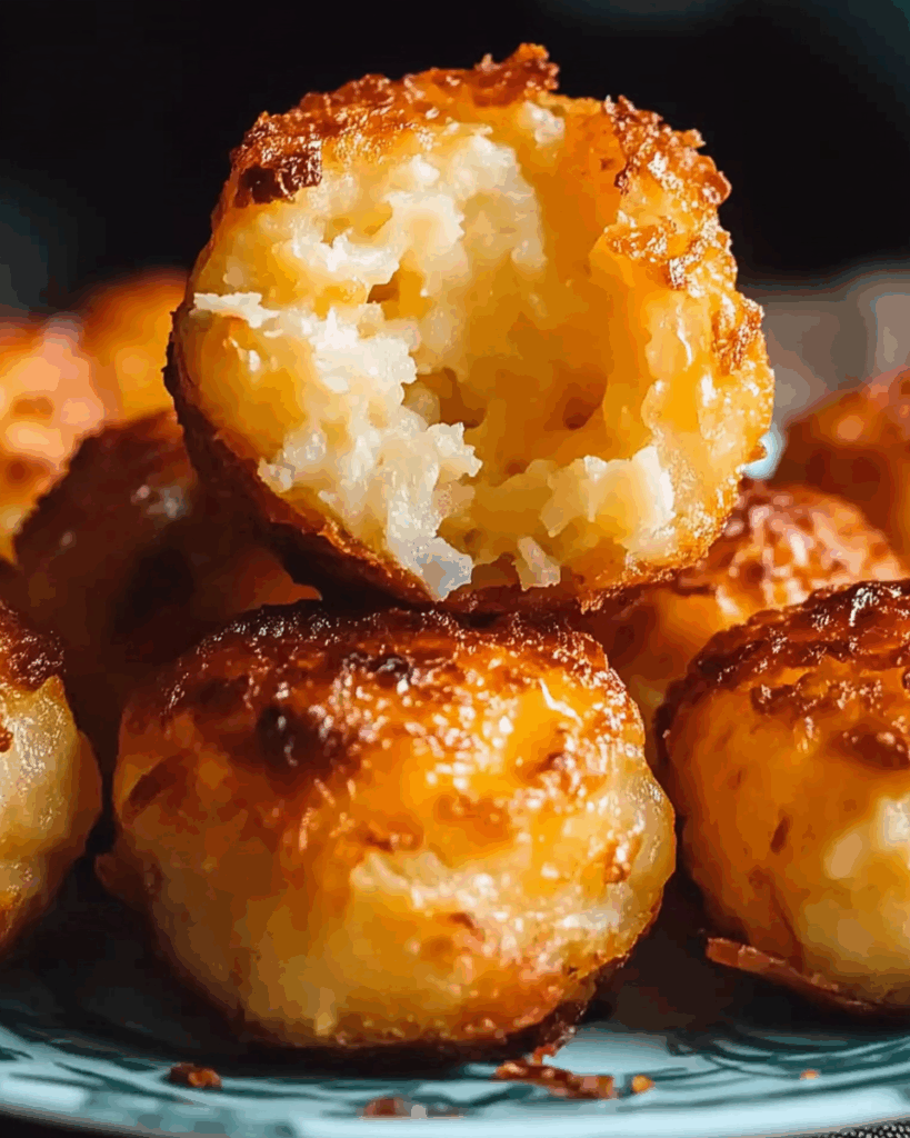 Cheesy Mashed Potato Puffs