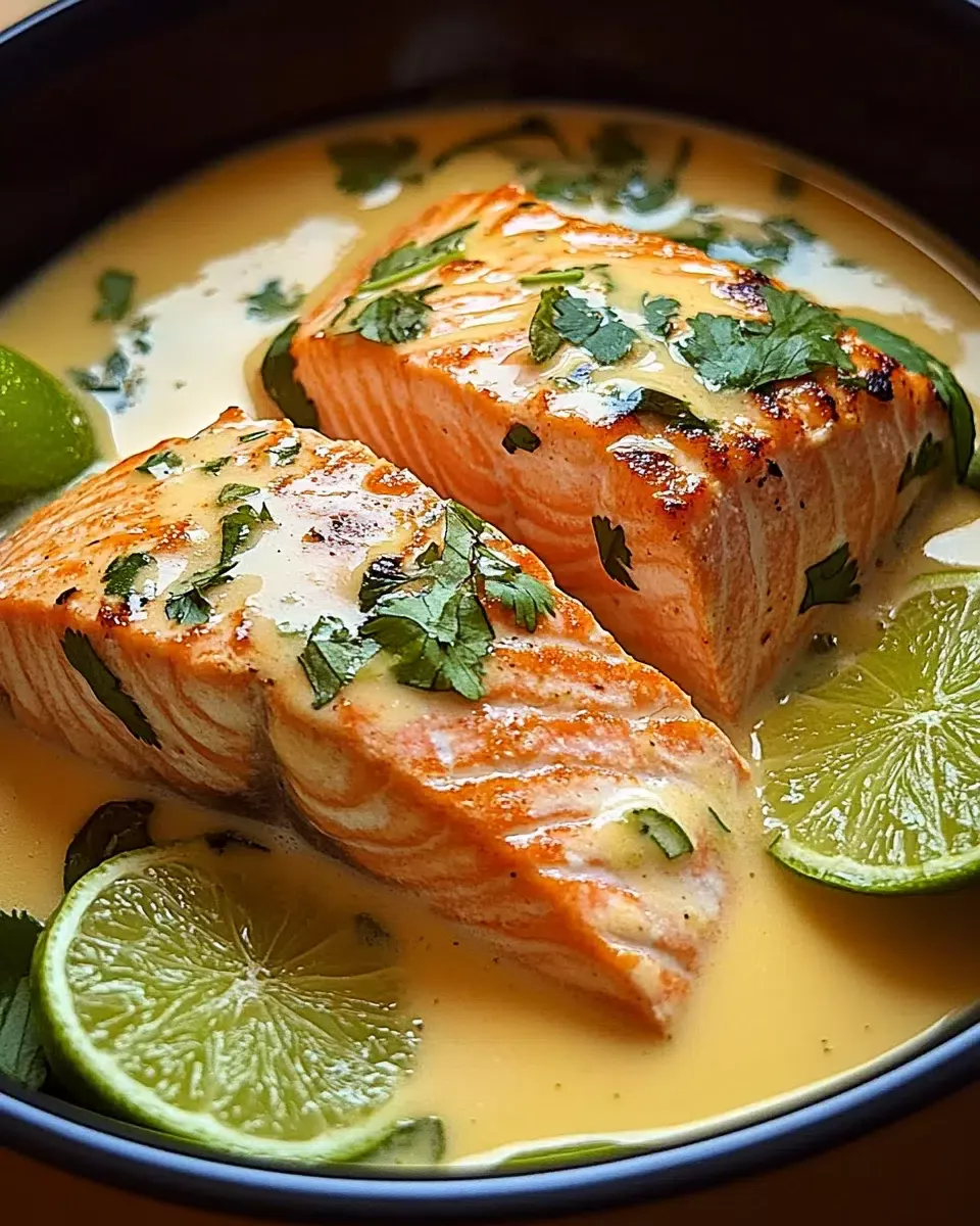 Coconut Lime Poached Salmon: A Flavorful Delight to Try!