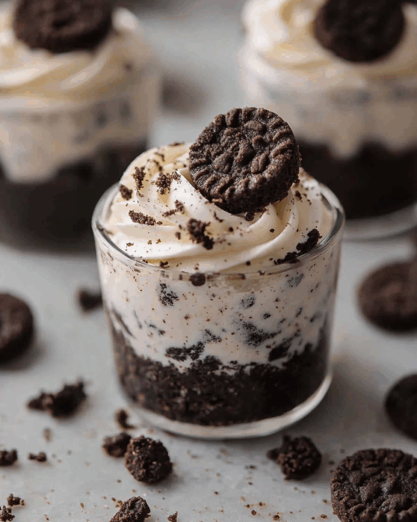 Cookies and Cream No Bake Cheesecake Cups 2