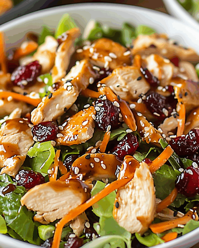 Cranberry Asian Chicken Salad