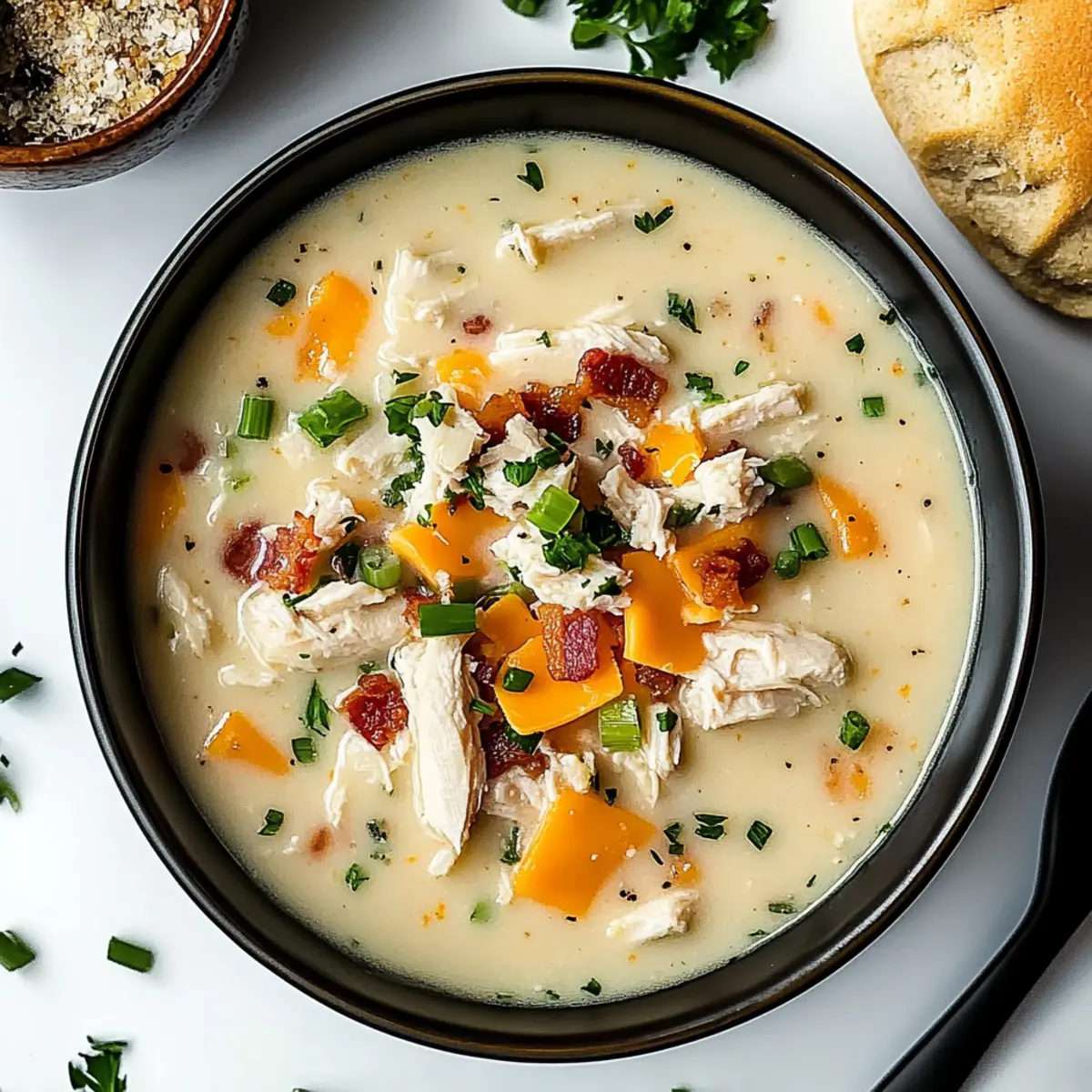 Creamy Crack Chicken Soup: A Hug in a Bowl for Comfort