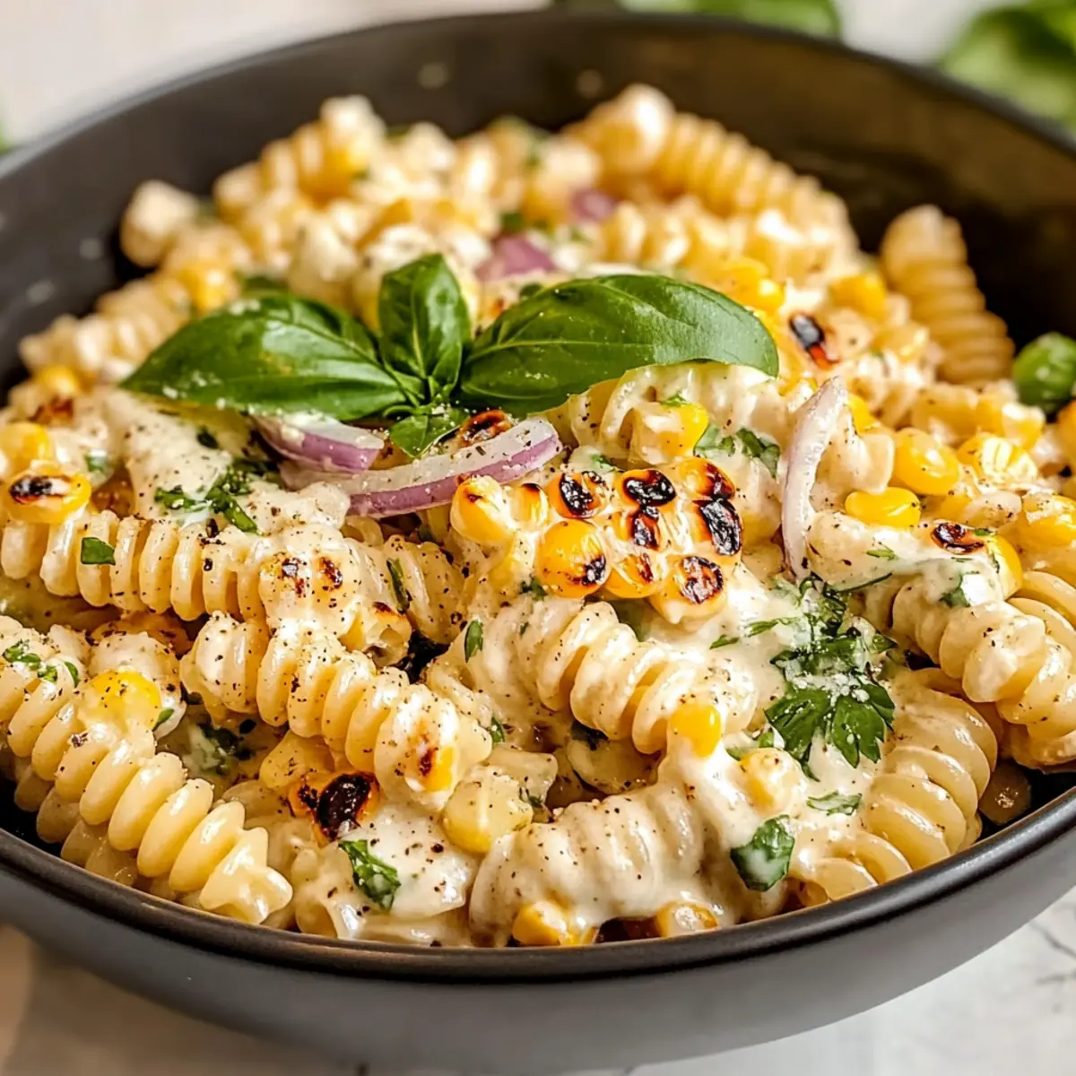 Creamy Street Corn Pasta Salad dtotd1