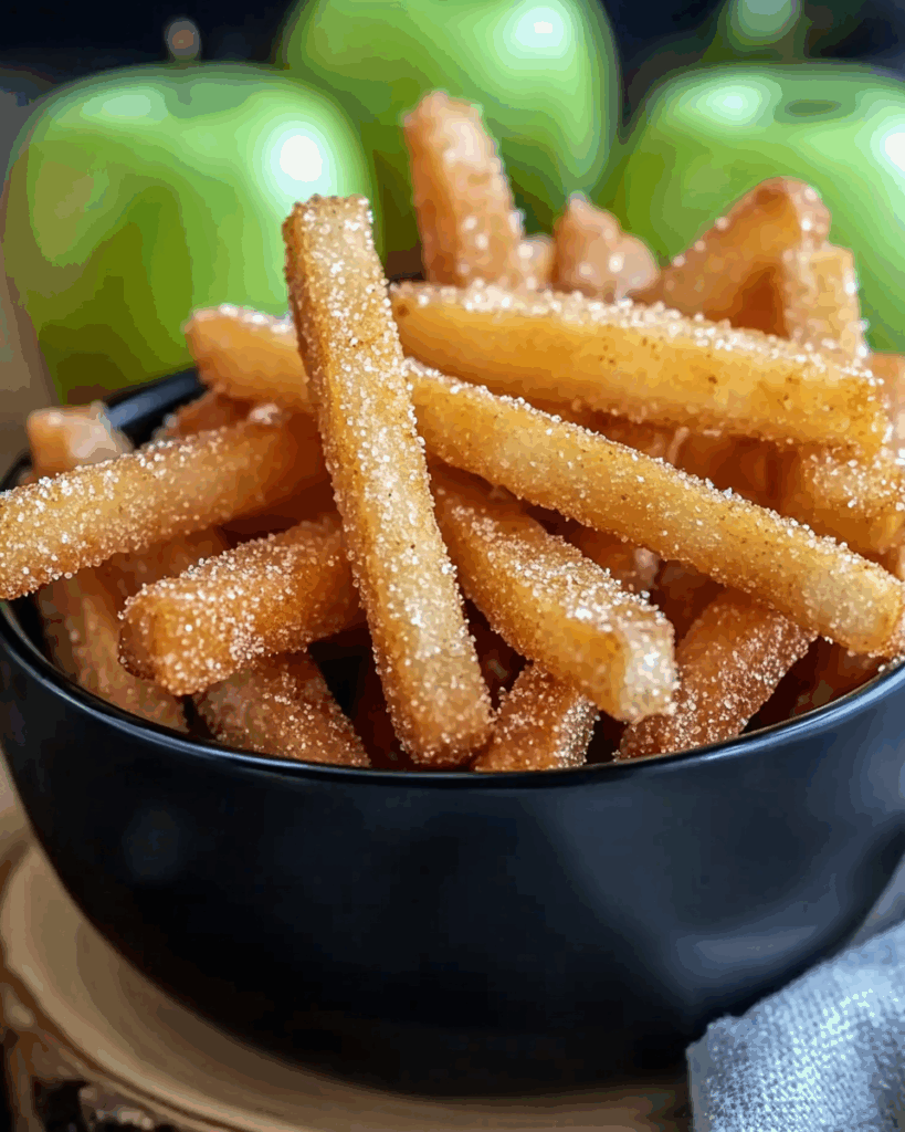 Crispy Air Fryer Apple Fries 3