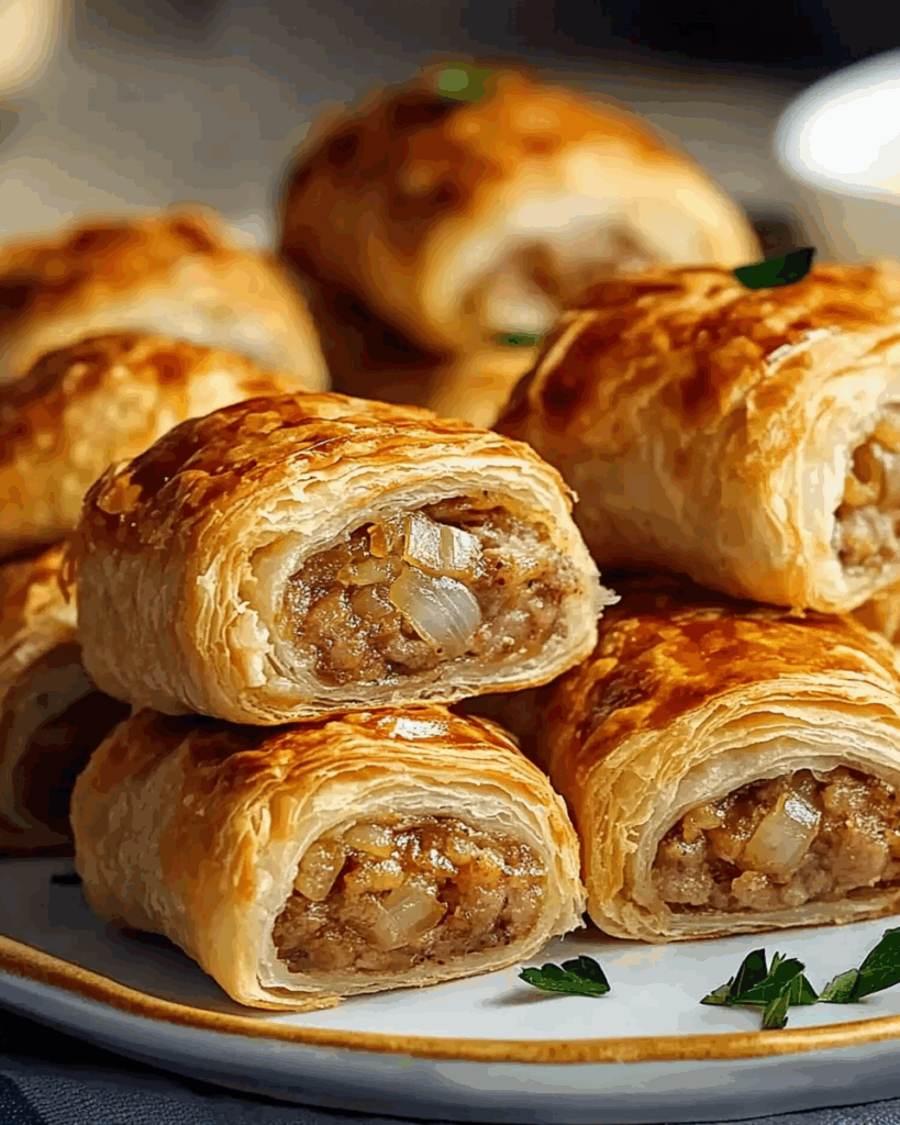 French Onion Sausage Rolls 3