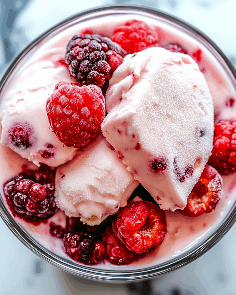 Frozen Greek Yogurt Bark with Berries 3