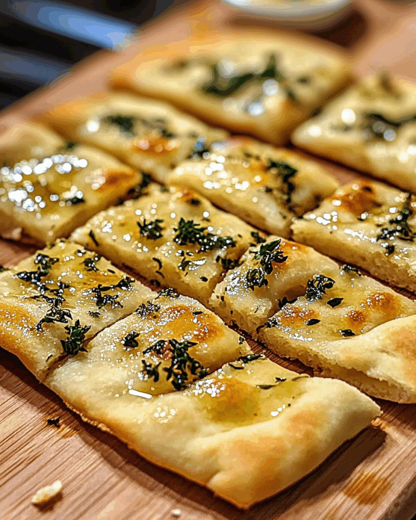 Garlic Herb Air Fryer Flatbread 2