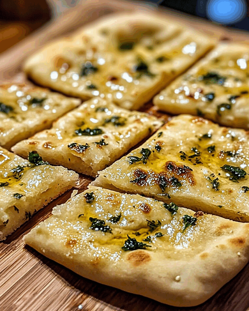 Garlic Herb Air Fryer Flatbread 3