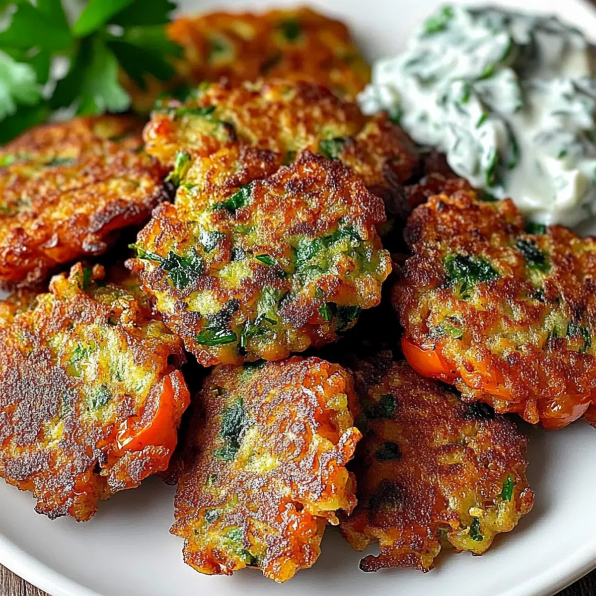 Crispy Greek Tomato Fritters for a Flavorful Vegan Snack