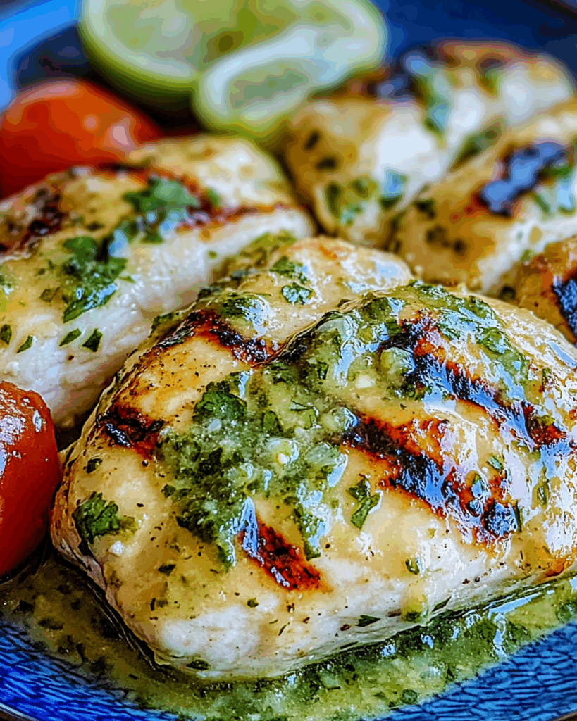 Grilled Salsa Verde Pepper Jack Chicken 3