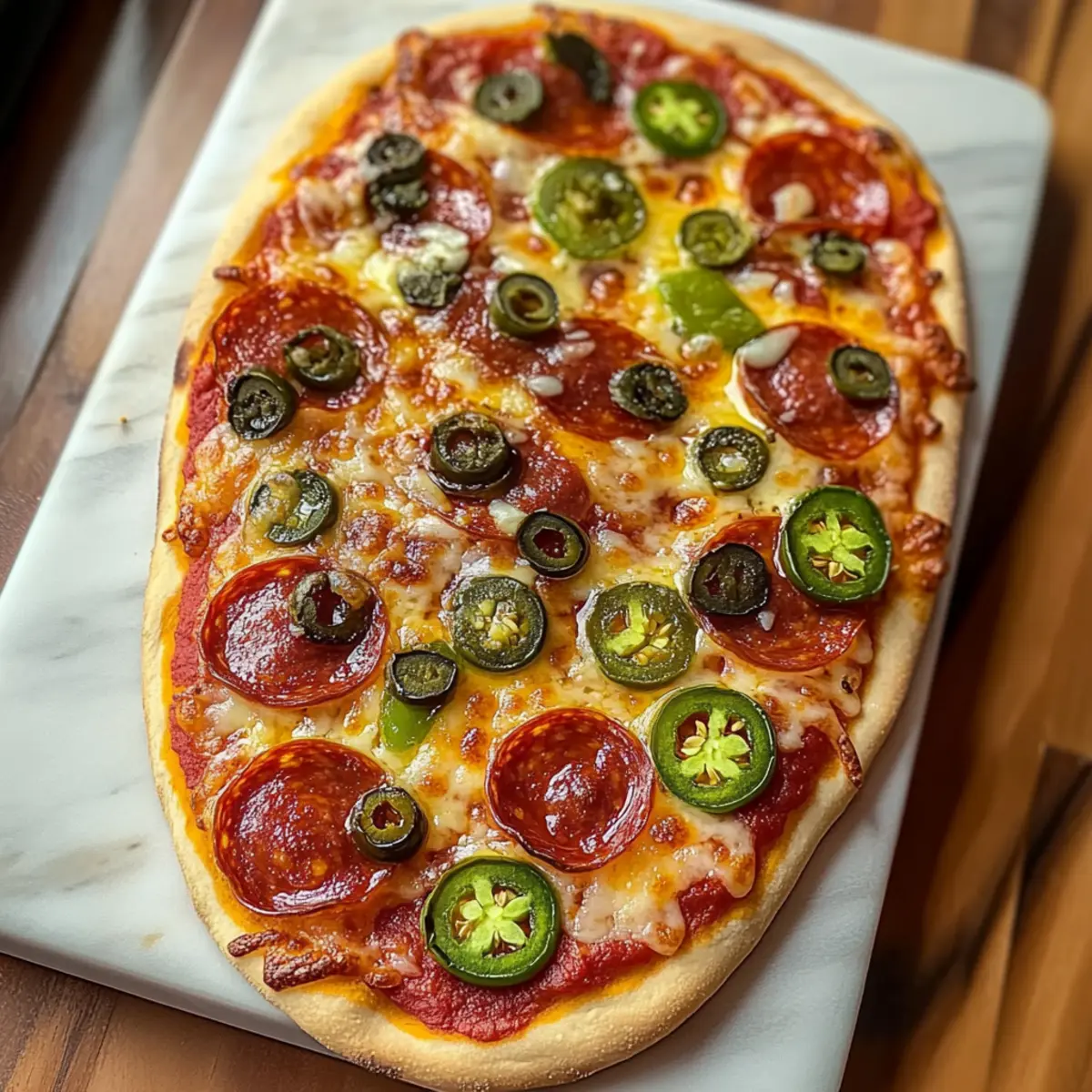 Sweet and Spicy Honey Flatbread Pizza for Quick Dinners